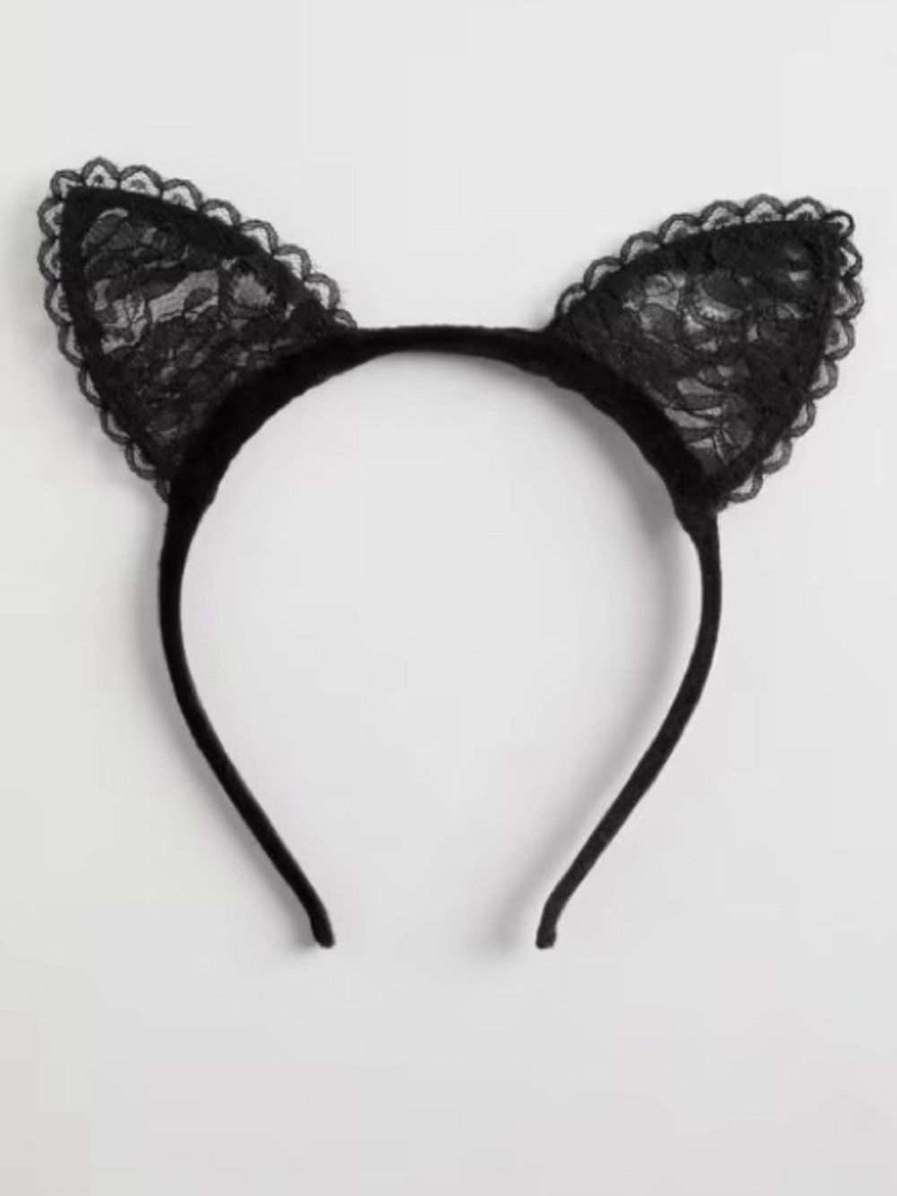 Torrid Lace Cat Ears Headband Halloween Costume Accessory - Black - NEW